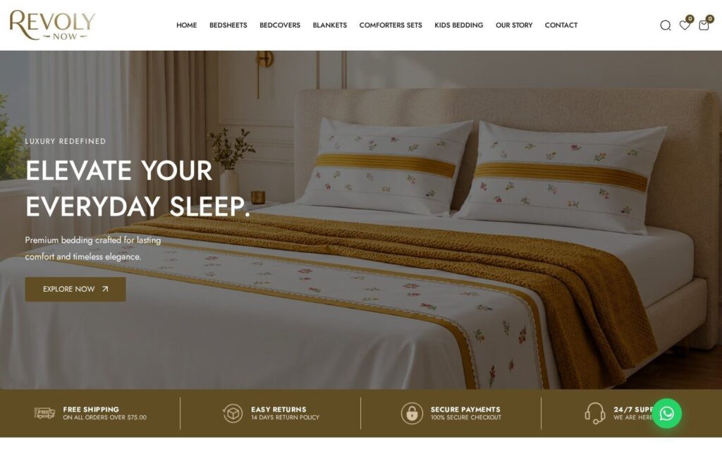 Revolynow website preview