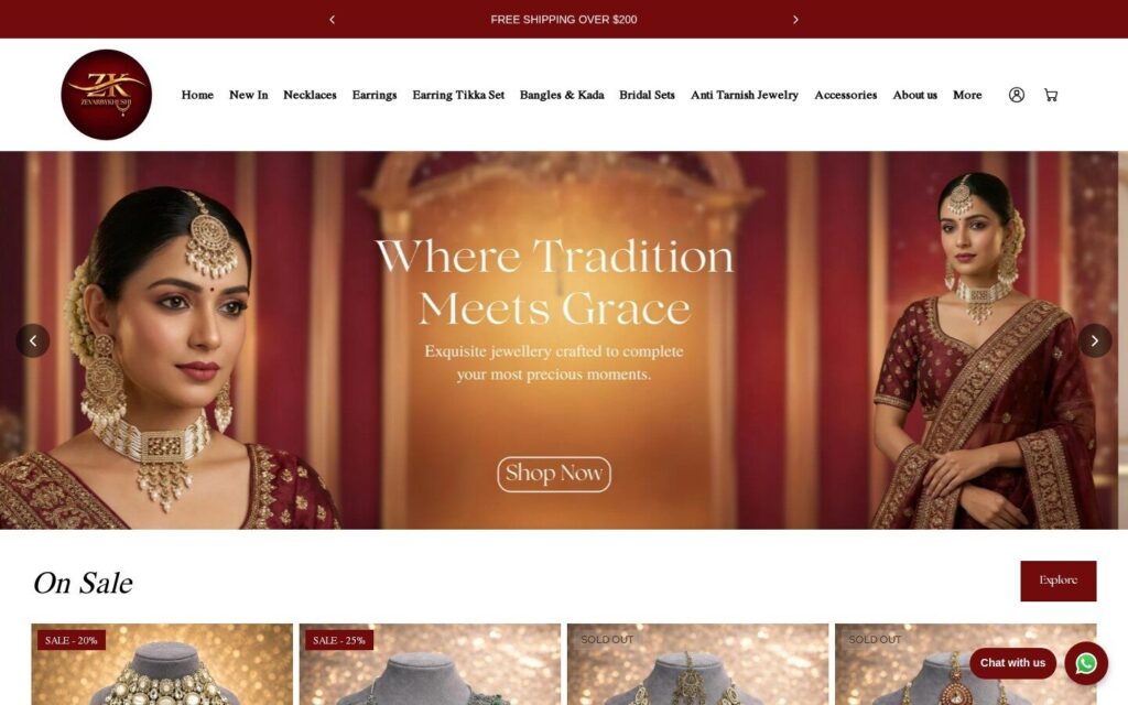 Zevarbykhushi website preview